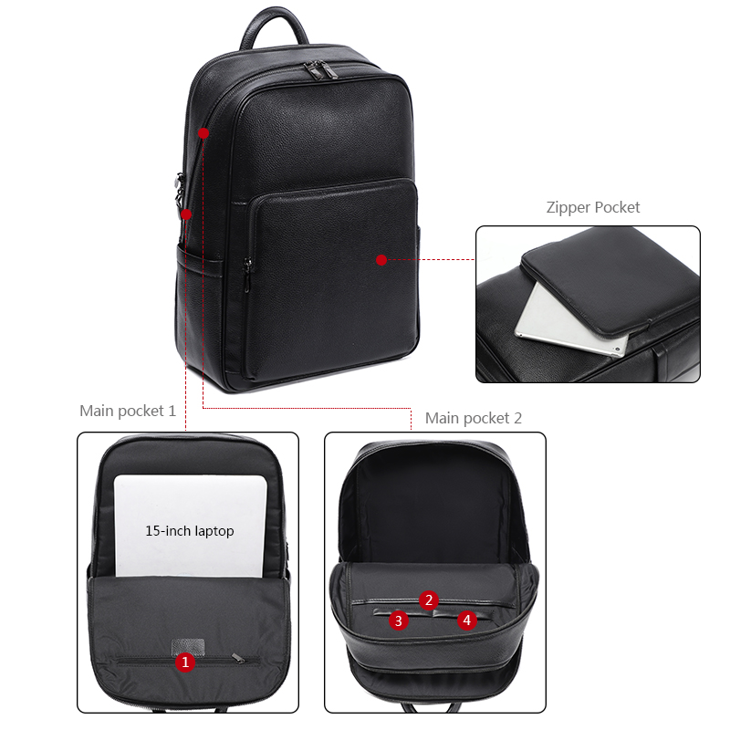 100% Cow Genuine Leather Men B - đánh giá và giá Luxury Bags That Fit Laptop