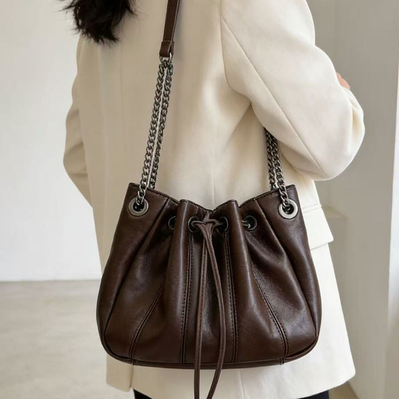 Fashion Drawstring Bucket Bag  - đánh giá và giá Luxury Quilted Bags