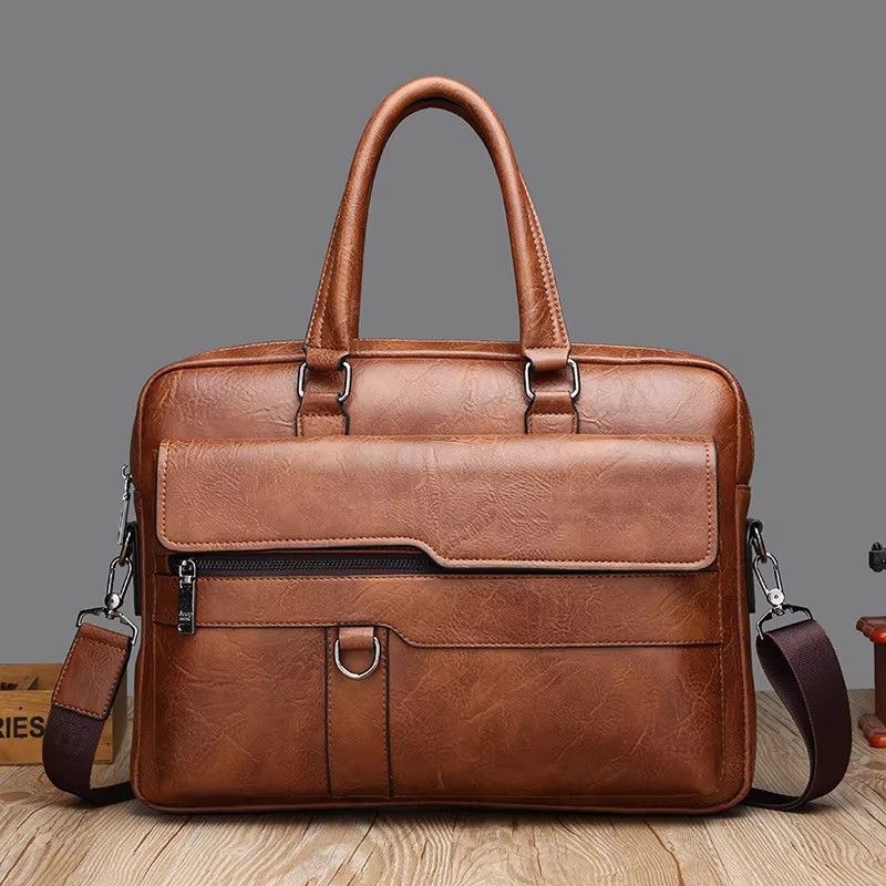 Luxury Brand Men Handbag Leath - đánh giá và giá Luxury Bags That Fit Laptop